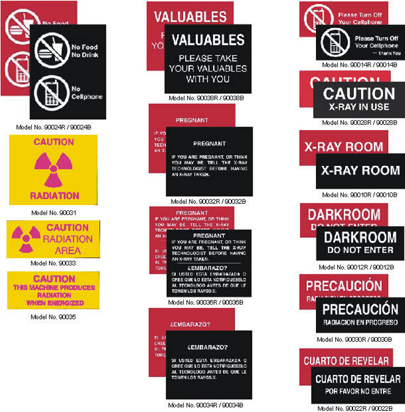 Patient Information Signs