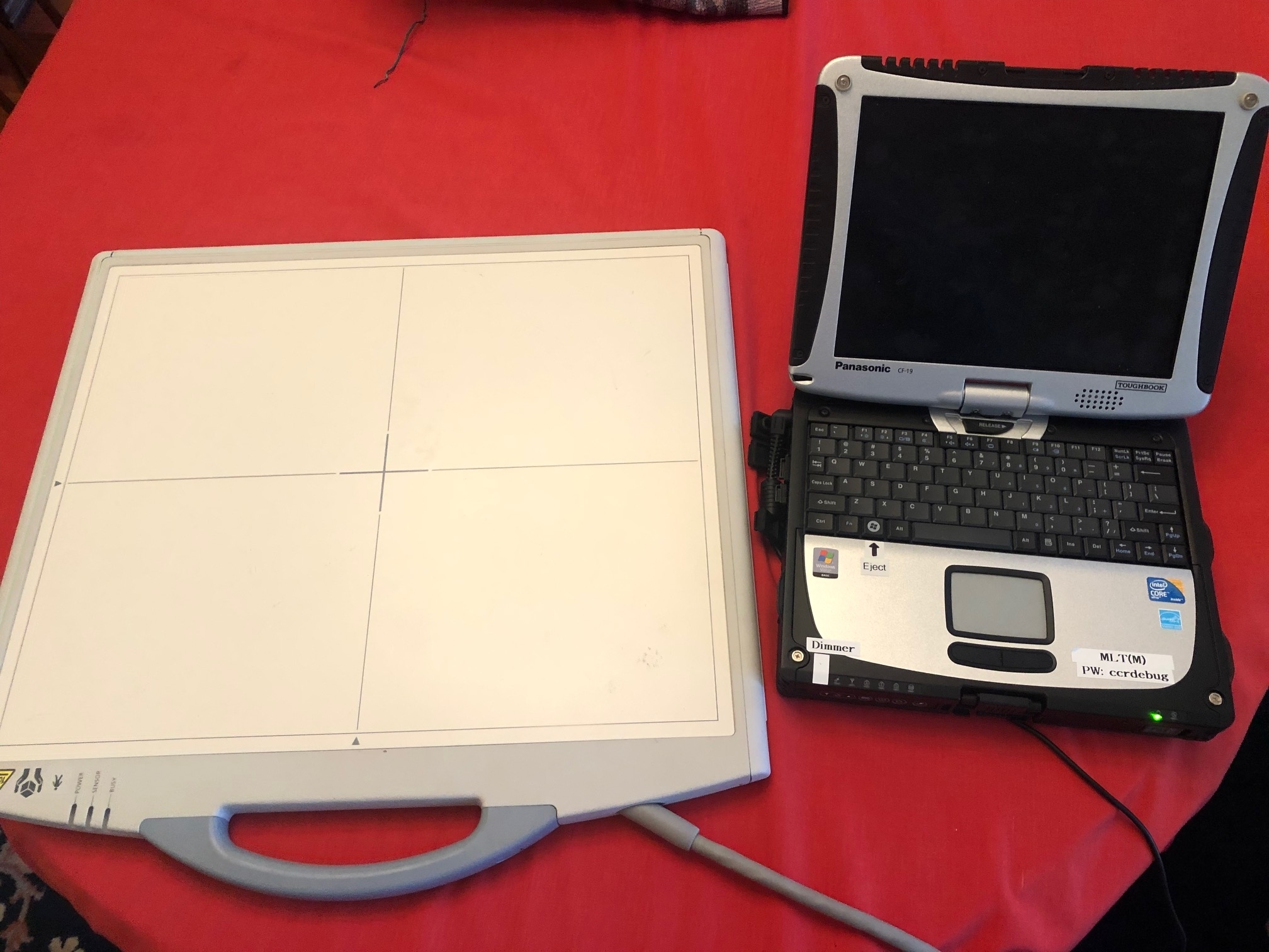 CANON 50G DR WITH TOUGHBOOK LAPTOP