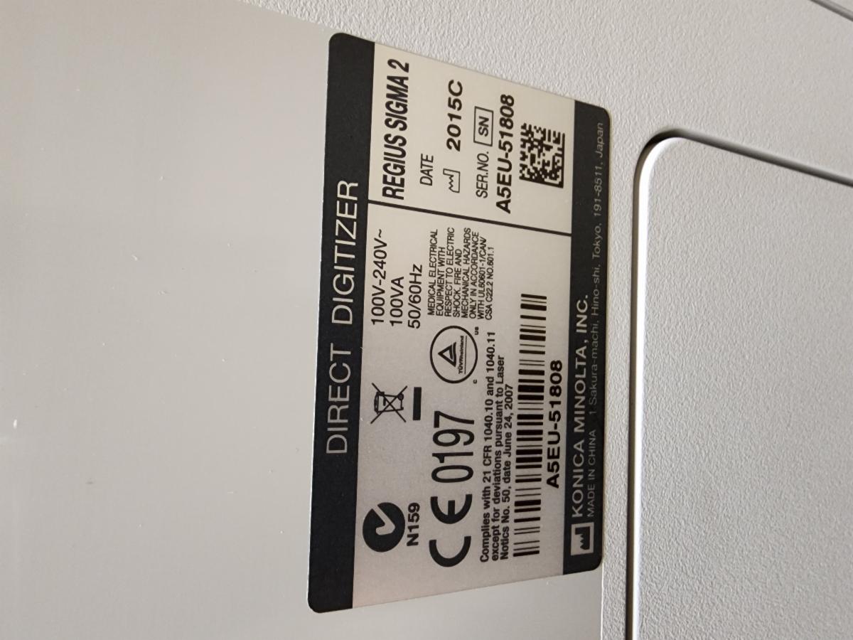 Konica Sigma II CR System with Cassettes