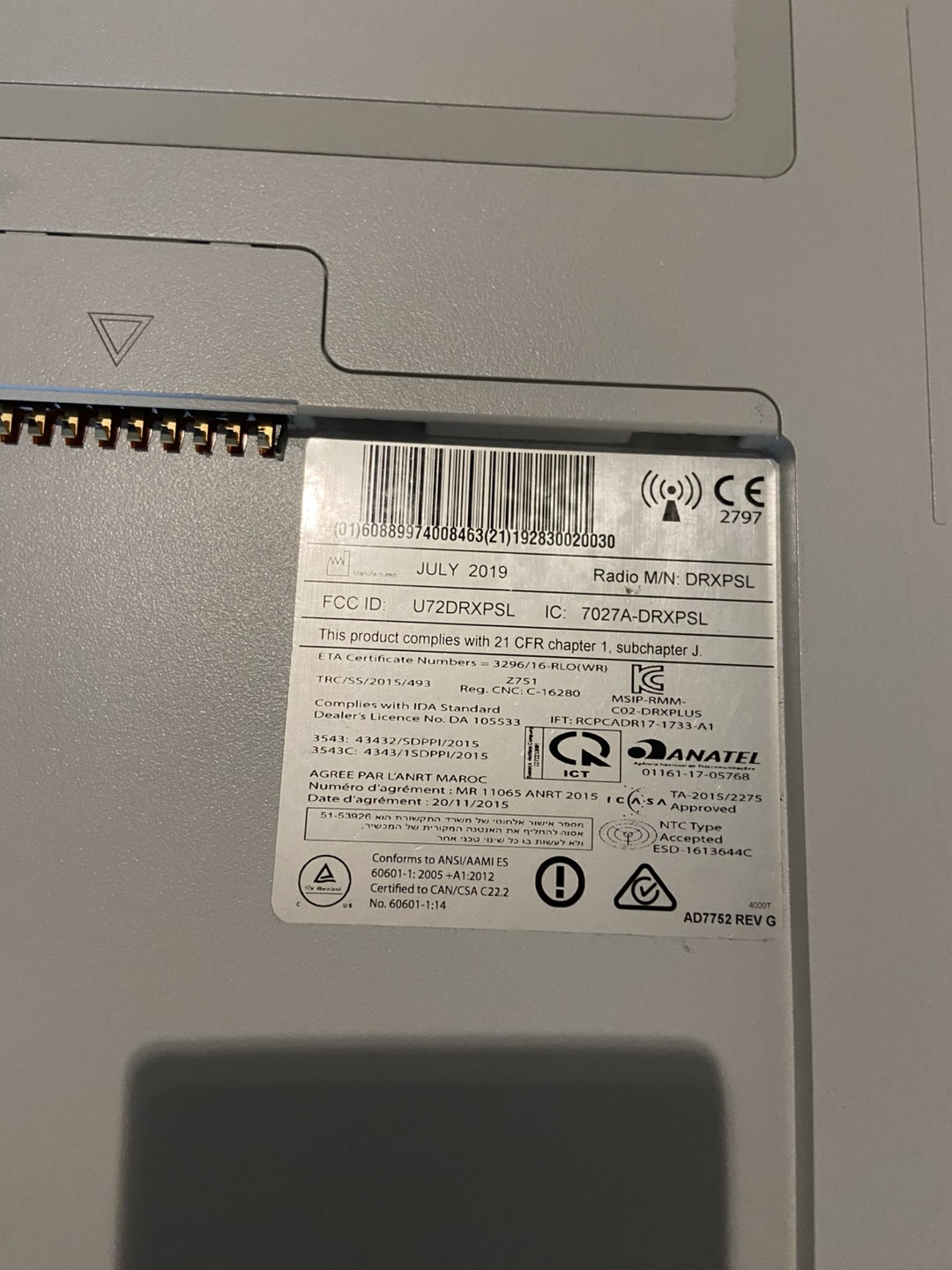 Carestream DRX Core 3543 14"x17" Wireless Complete DR System